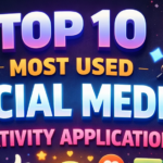 Colorful collage of AI creativity apps icons